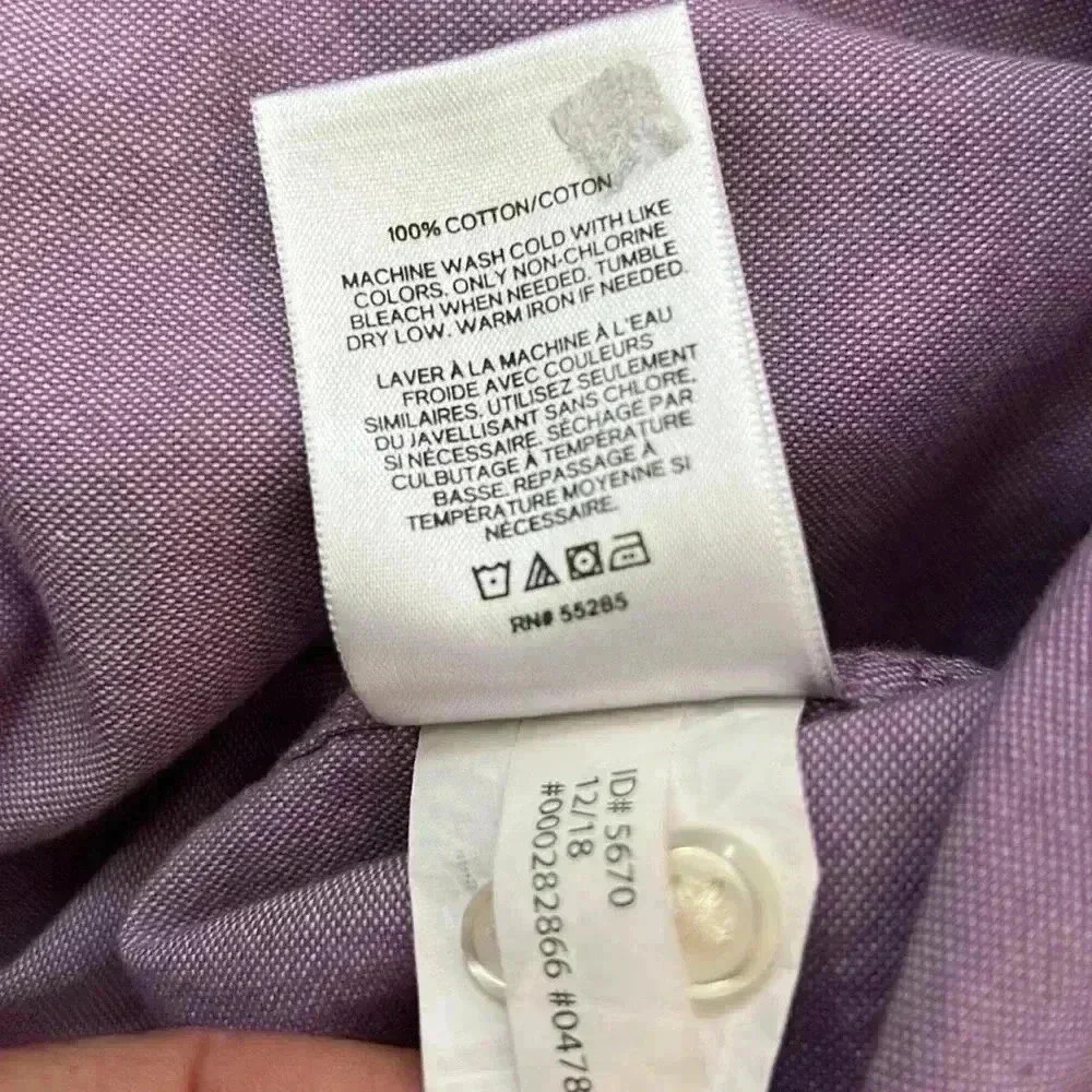 Express Slim Soft Wash Button Down Long Sleeve Sh… - image 8